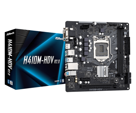 Asrock H410M-HDV R2.0 , LGA1200, Intel H410, mATX, BOX