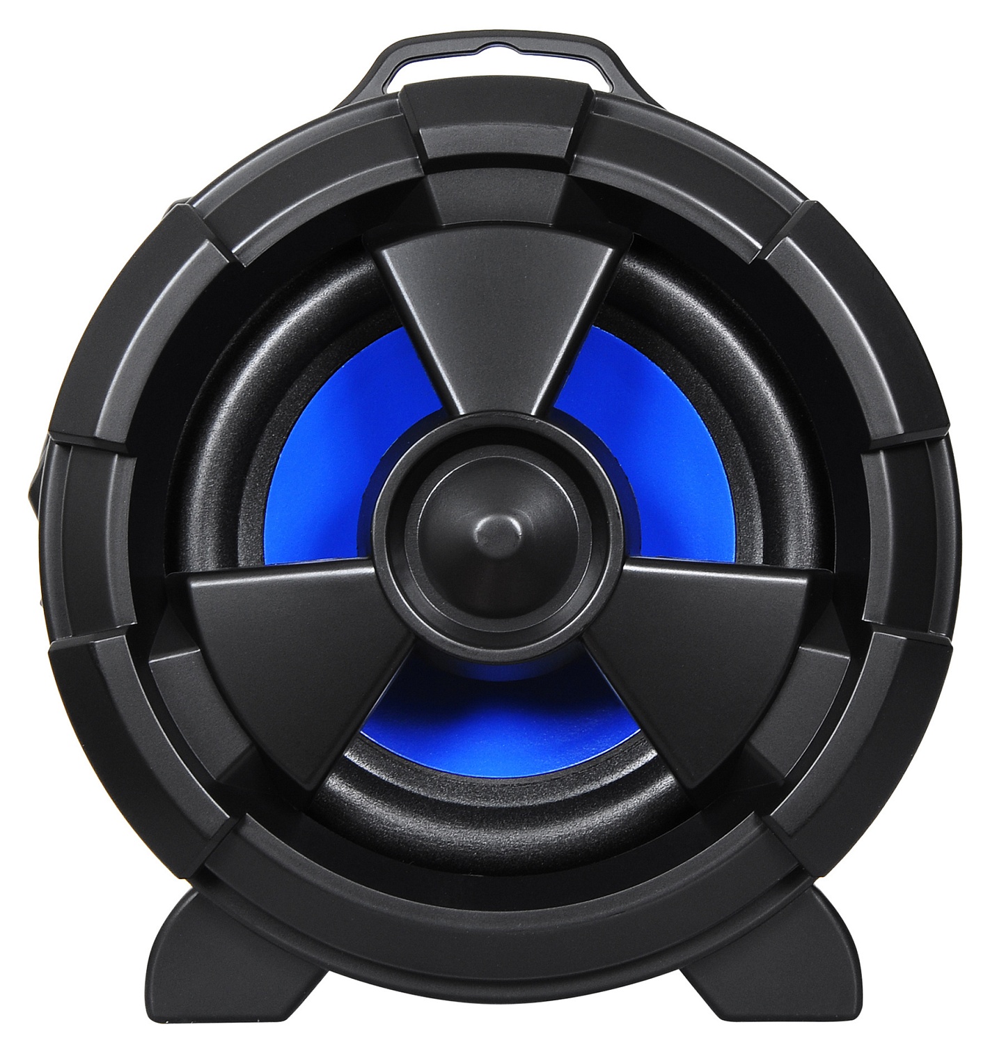 Минисистема Hyundai H-MC200 черный/синий 25Вт FM USB BT SD/MMC