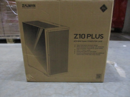 Корпус ZALMAN Z10 PLUS, ATX, BLACK, WINDOW, 2x3.5", 2x2.5", 2xUSB3.0, 1xUSB 3.1 Type-C, FRONT 3x140mm ARGB, REAR 1x120mm ARGB (после тестирования)