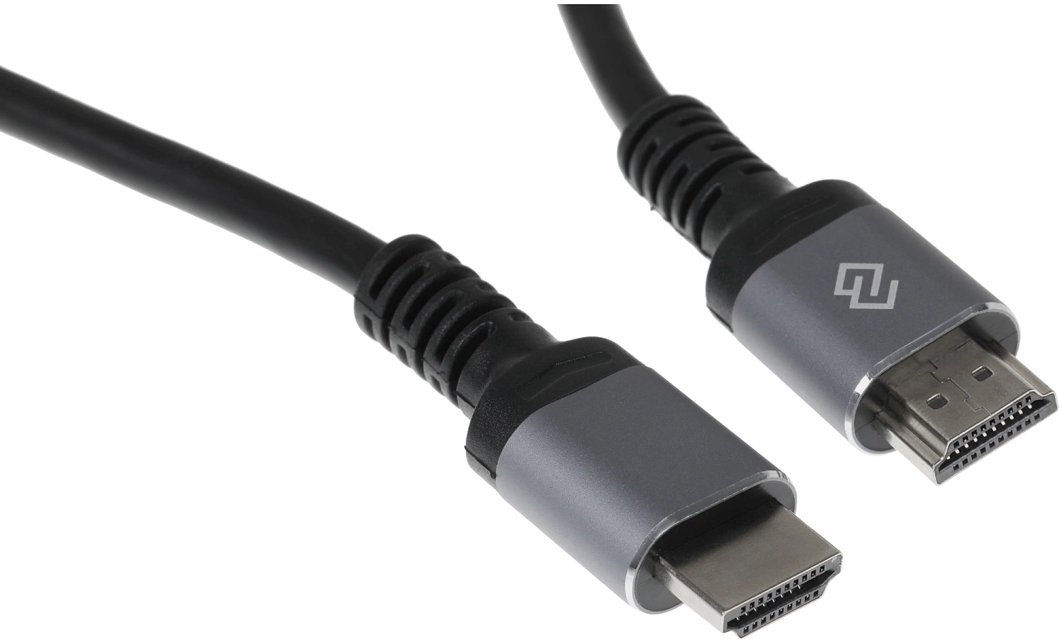 Кабель аудио-видео Digma HDMI (m)/HDMI (m) 2м. позолоч.конт. черный (D-HDMI-V2.0-2M)
