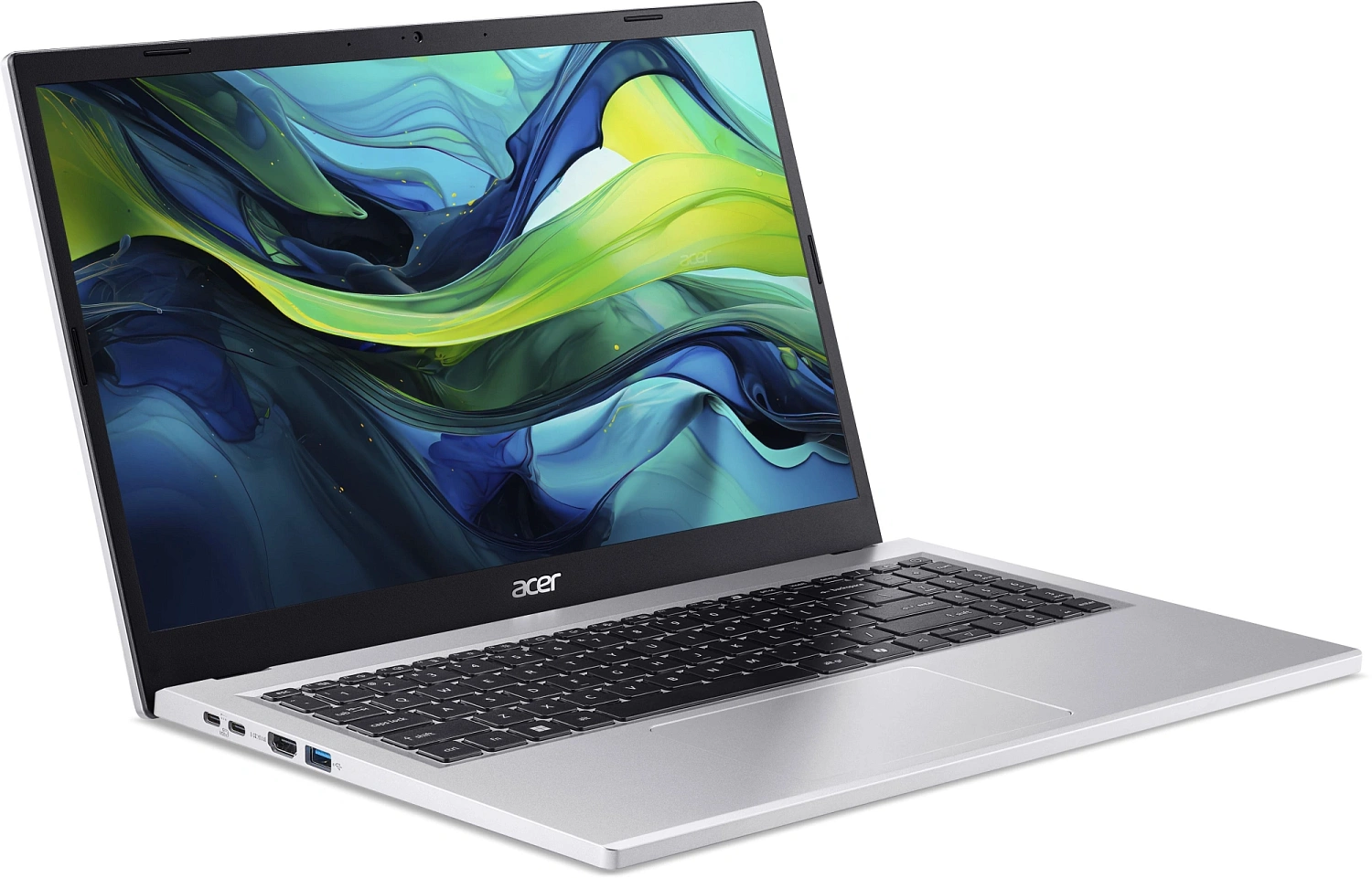 Ноутбук Acer Aspire Go AG15-41P-R4X3 Ryzen 5 7535HS 16Gb SSD1Tb AMD Radeon 660M 15.6" IPS FHD (1920x1080) без ОС silver WiFi BT Cam (NX.J7FCD.004)