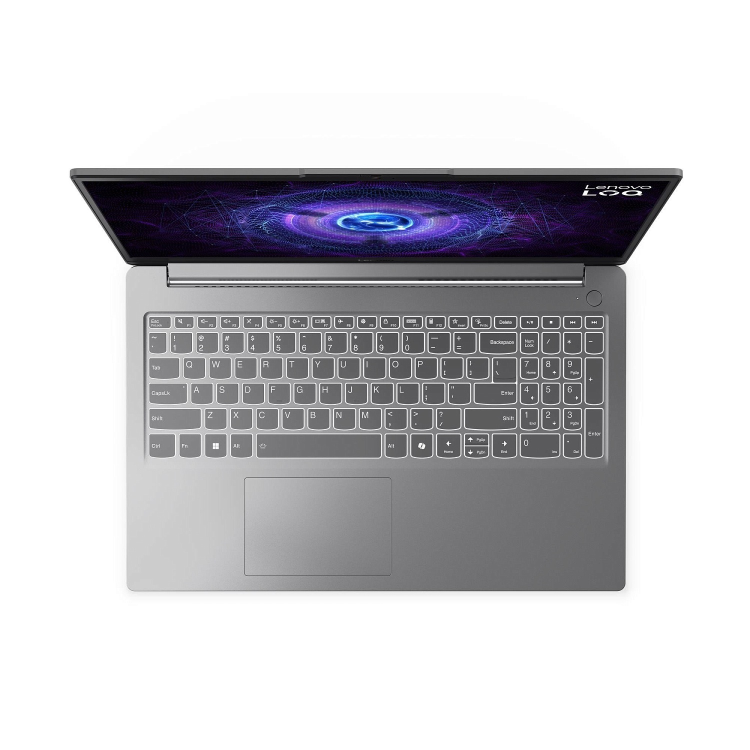 Ноутбук Lenovo LOQ 15IAX9E Intel Core i5-12450HX/16Gb/SSD512Gb/RTX3050 6Gb (65W)/15.6"/IPS/FHD/1920x1080/144Hz/Win11 (SL English)/Luna Grey/1.77kg (83LK00CVUS)