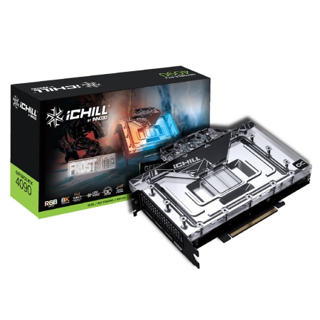 Видеокарта INNO3D RTX 4090 iChill Frostbite //RTX4090, HDMI, DP*3, 24G,D6X