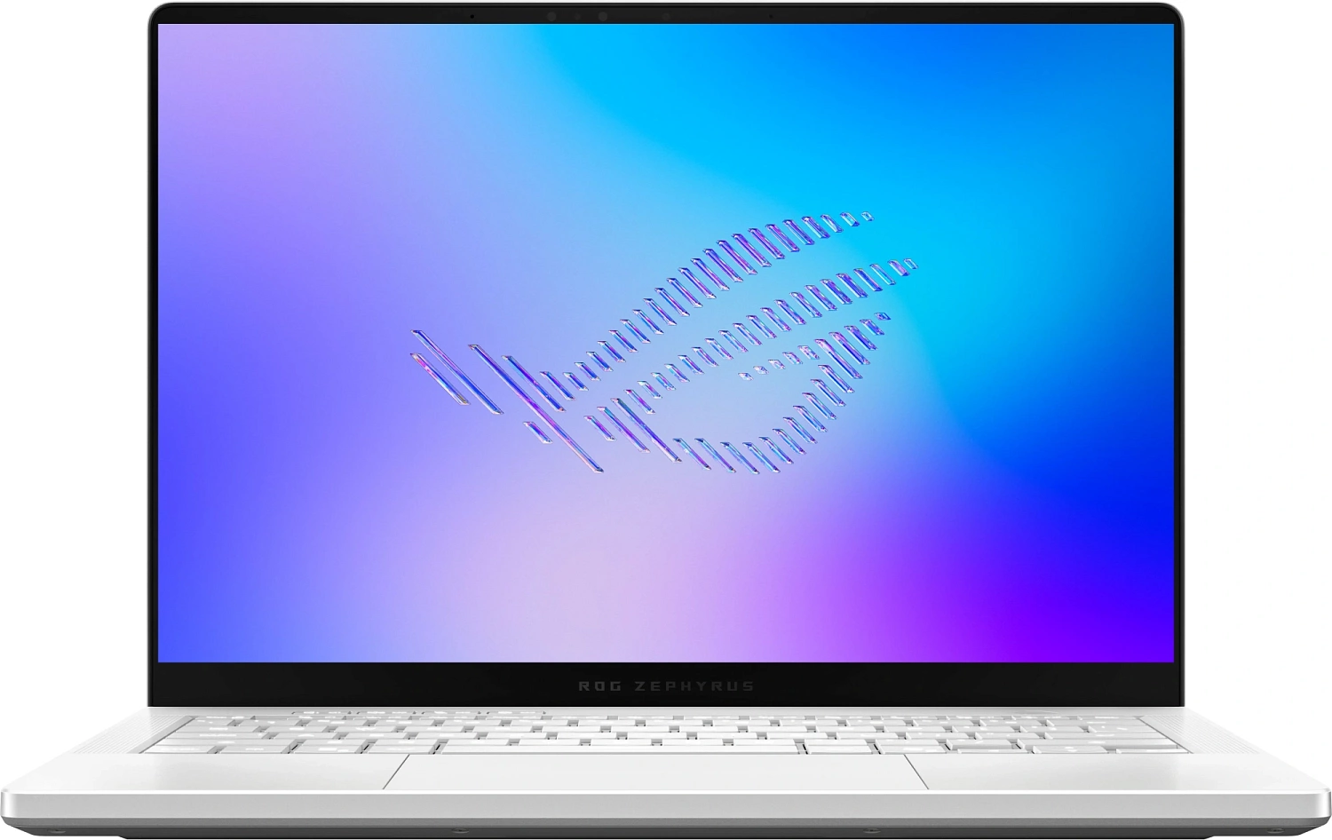 Ноутбук Asus ROG Zephyrus G14 GU405AW-SY024W Core Ultra 9 386H 32Gb SSD1Tb NVIDIA GeForce RTX5080 16Gb 14" OLED 3K (2880x1800) Windows 11 Home white WiFi BT Cam Bag (90NR0P83-M000Y0)