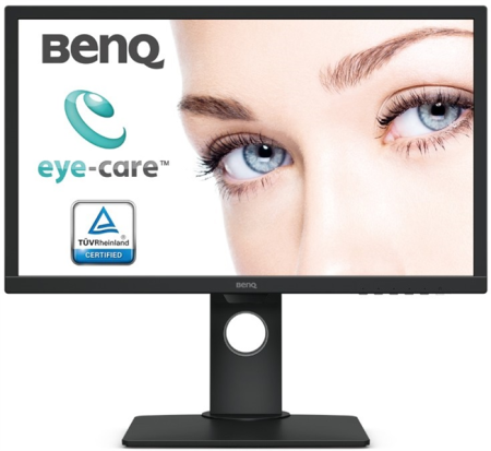 Монитор BENQ 24" BL2483TM TN LED 1920x1080 1ms 16:9 250 cd/m2 1000:1 12M:1 170/160 D-sub DVI DP Speaker 1W*2 HAS Pivot Swivel Tilt Flicker-free Black