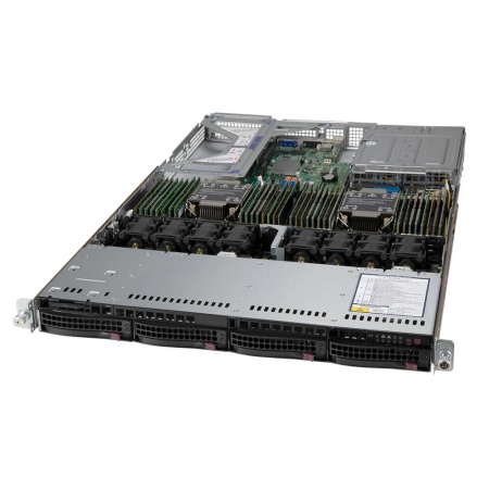 SYS-610U-TNR 1U, 2xLGA4189 (up to 270W), iC621A (X12DPU), 32xDDR4, up to 4x3.5 SAS/SATA, 2x PCIE 4.0x16 FH, 1x PCIE 4.0x16 LP, 1x PCIE 4.0x16 internal LP, 2x1200W, (397358)