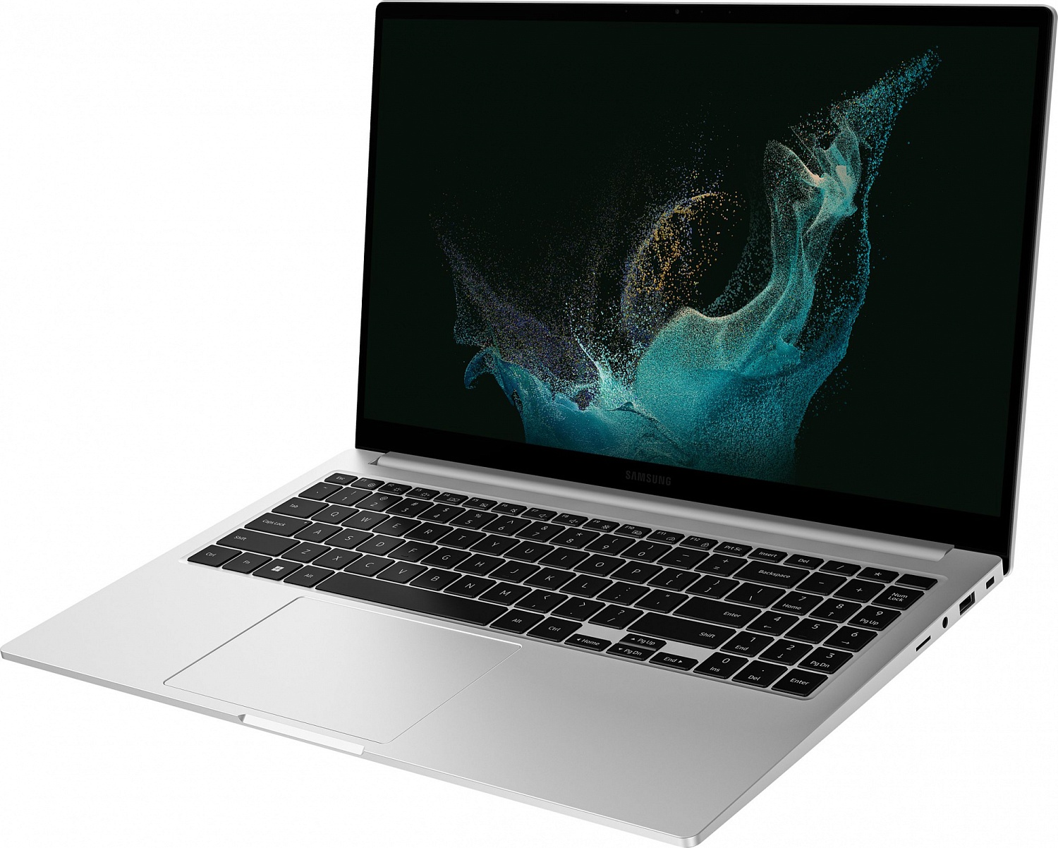 Ноутбук Samsung Galaxy Book 2 NP750 Core i5 1235U 16Gb SSD512Gb Intel UHD Graphics 15.6" IPS FHD (1920x1080) Windows 11 Professional silver WiFi BT Cam (NP750XED-KC8IT)