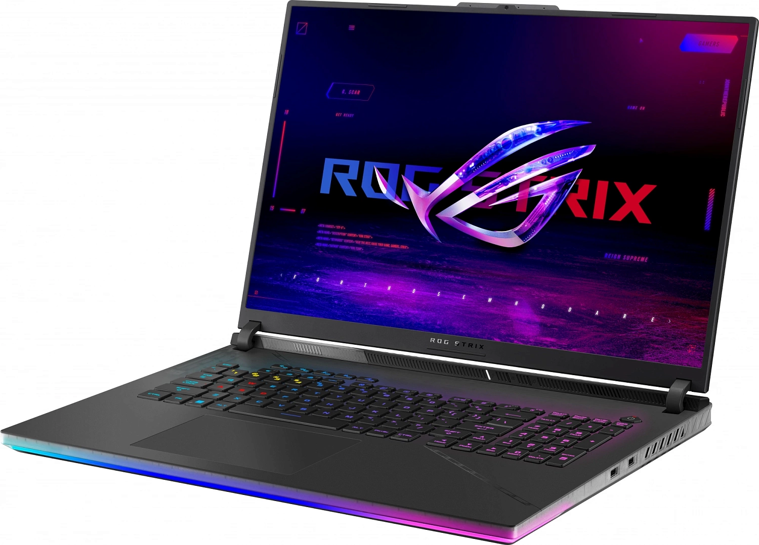 Ноутбук Asus ROG Strix Scar 18 G834JZR-N6072 Core i9 14900HX 32Gb SSD1Tb NVIDIA GeForce RTX4080 12Gb 18" IPS WQXGA (2560x1600) noOS black WiFi BT Cam (90NR0IN2-M003C0)