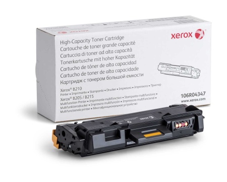 Тонер-картридж стандартной ёмкости 106R04347 Xerox B210/B205/B215 3 000 стр (аналог.артикулу 106R04348), чип в комплекте