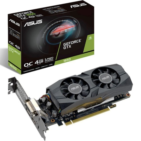 GTX1650-O4G-LP-BRK 4GB GDDR5 128bit DVI HDMI DP RTL {10}