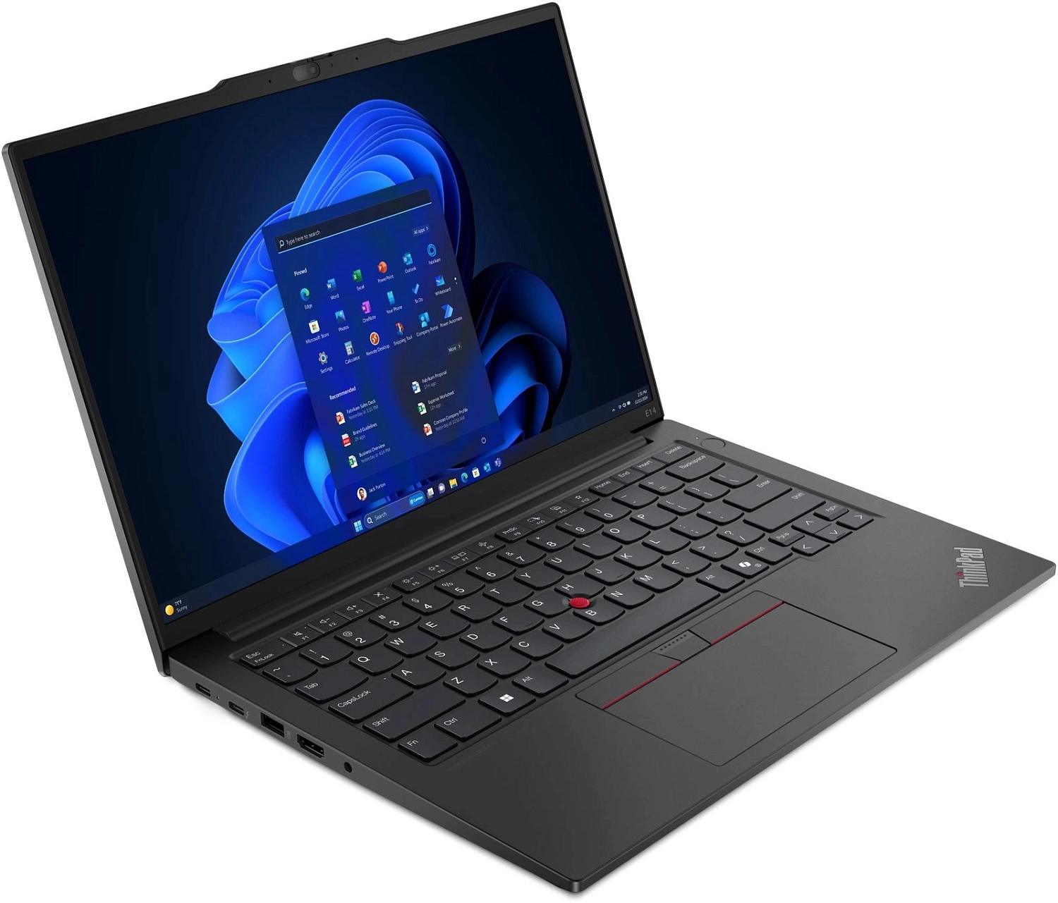 Ноутбук Lenovo ThinkPad E14 G6 Ryzen 5 7535U 16Gb SSD512Gb AMD Radeon 14" IPS WUXGA (1920x1200) Windows 11 Pro black WiFi BT Cam (21M3S05R00)