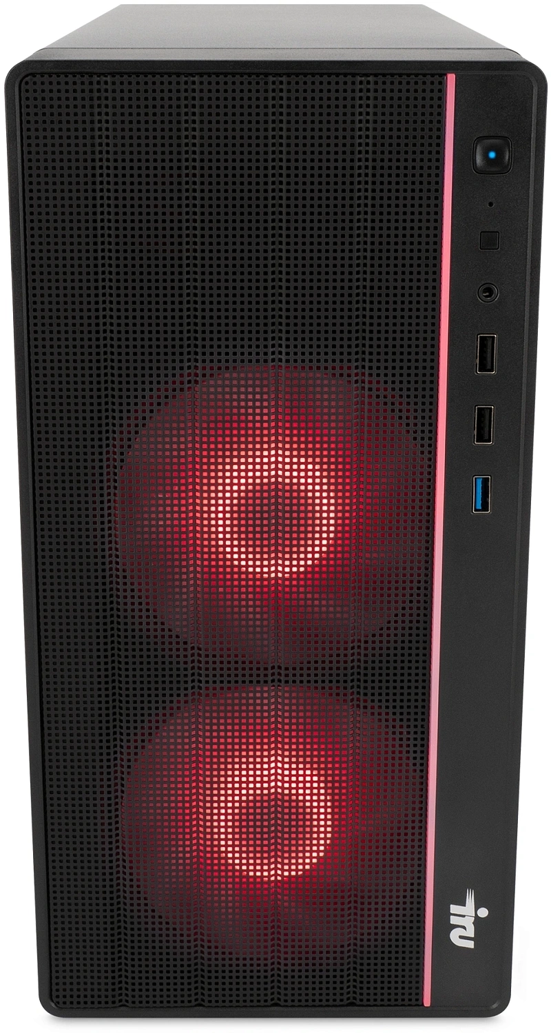 ПК IRU Tactio 310H6SEA MT i3 13100F (3.4) 16Gb SSD512Gb RTX3050 6Gb FreeDOS GbitEth 600W черный (RUS) (2113605)