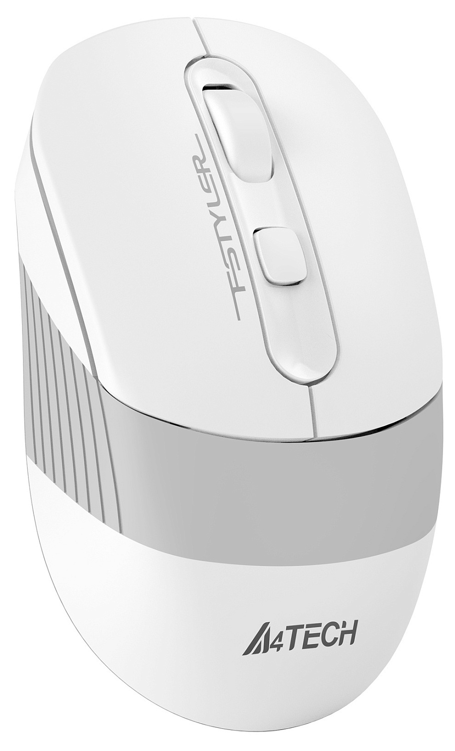 Мышь A4Tech Fstyler FB10C белый/серый оптическая (2400dpi) беспроводная BT/Radio USB (4but) Мышь A4Tech Fstyler FB10C белый/серый оптическая (2400dpi) беспроводная BT/Radio USB (4but)