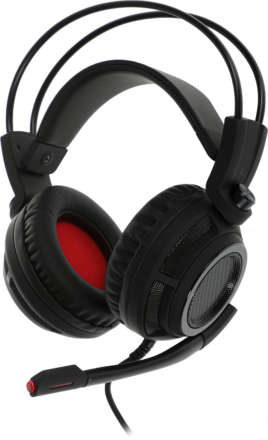 Наушники с микрофоном MSI DS502 черный 2м накладные USB оголовье (S37-0400120-SV1)