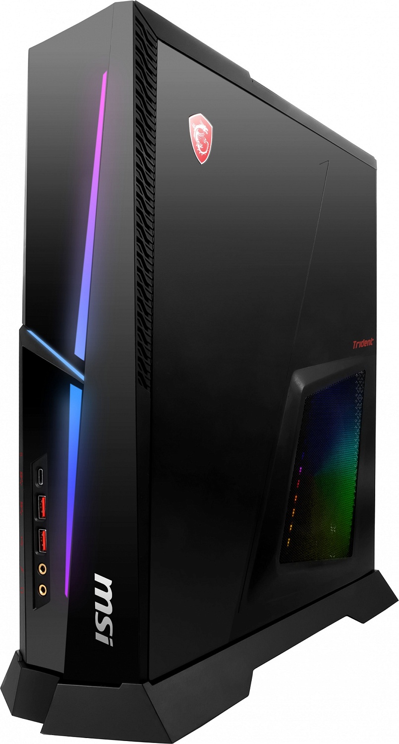 ПК MSI Trident AS 13NUE-619RU i7 13700F (2.1) 32Gb SSD1Tb RTX4070 12Gb Windows 11 Home GbitEth WiFi BT 500W черный (9S6-B92431-619)