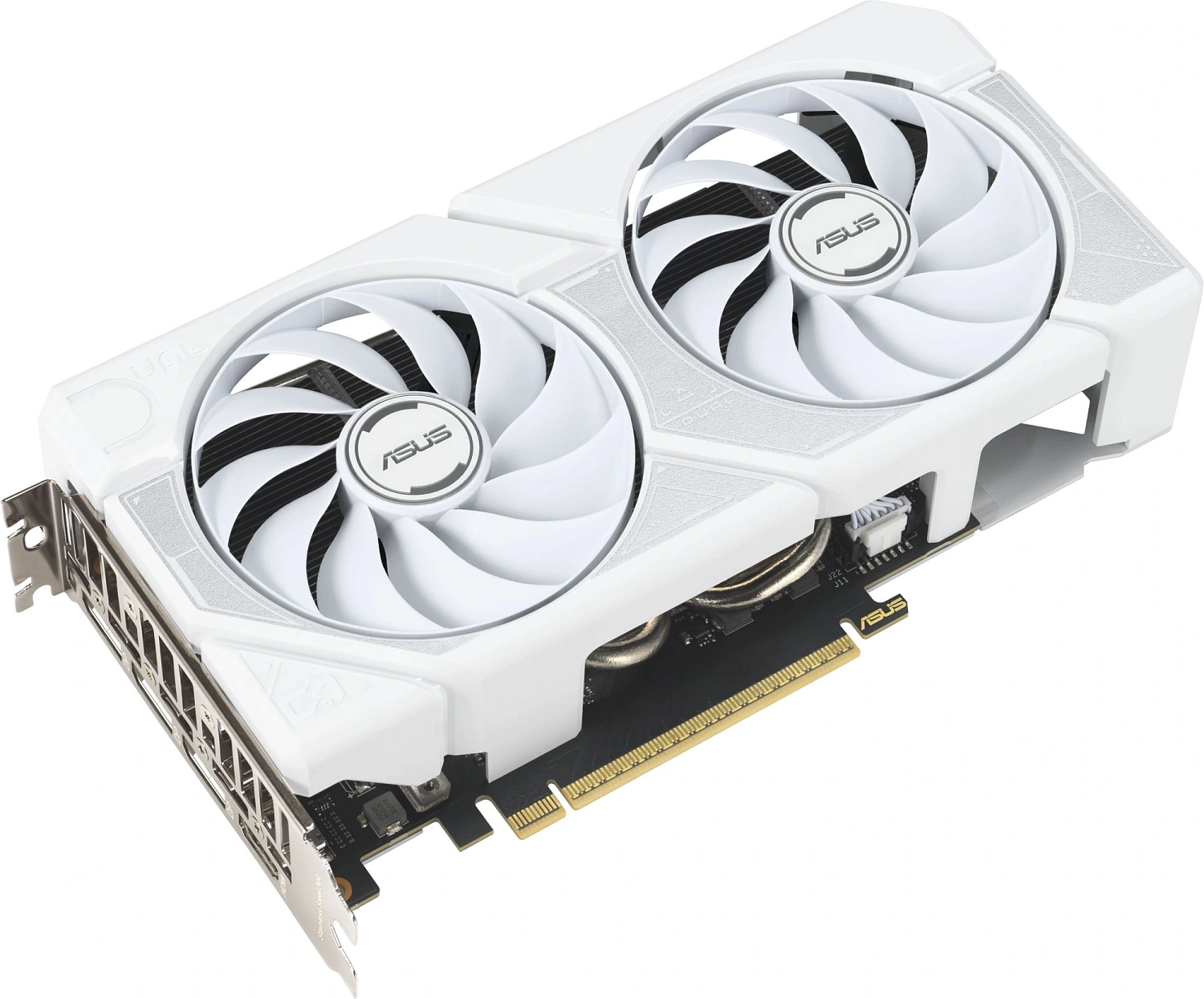Видеокарта Asus PCI-E 4.0 DUAL-RTX5060TI-O16G-WHITE NVIDIA GeForce RTX 5060TI 16Gb 128bit GDDR7 2602/28000 HDMIx1 DPx3 HDCP Ret