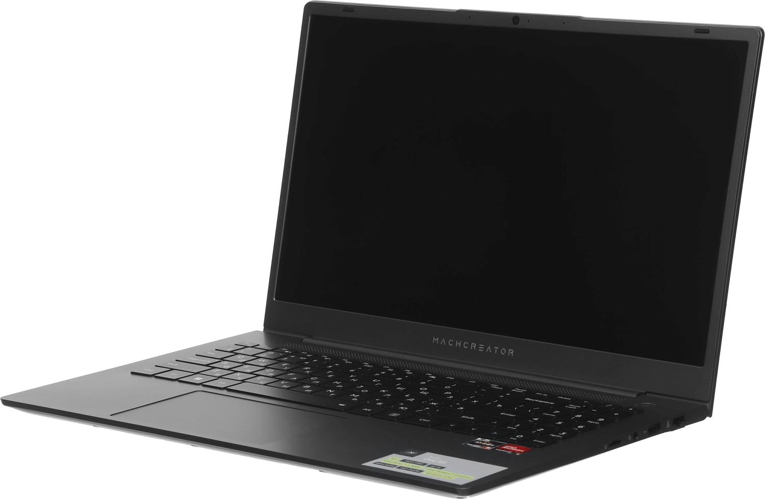 Ноутбук Machcreator One R5 Ryzen 5 7430U 16Gb SSD512Gb AMD Radeon Graphics 15.6" IPS FHD (1920x1080) Windows 11 Pro grey WiFi BT Cam 4825mAh (JJ00GB00GRU)