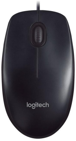 Мышь Logitech M90 черный оптическая (1000dpi) USB (2but)