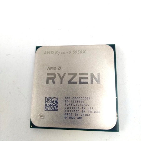 RYZEN 9 5950X OEM (Vermeer, 7nm, C16/T32, Base 3,40GHz, Turbo 4,90GHz, Without Graphics, L3 уц-3-2 TDP 105W, SAM4) OEM