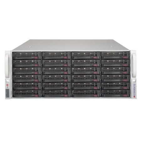 SuperMicro CSE-846BE2C-R1K03JBOD 4U, SC846B SAS3 24 Drive JBOD w/ Dual Expander, 2x 1000W