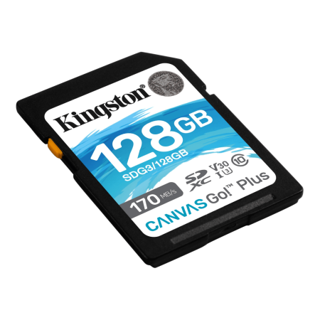 Флеш карта SDXC Kingston 128GB SDG3/128GB Canvas Go! Plus w/o adapter