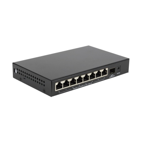 OS1209P/A1A Неуправляемый PoE-коммутатор, 8x100Base-TX, 1x1000Base-X SFP