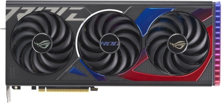 Видеокарта Asus PCI-E 4.0 ROG-STRIX-RTX4070-O12G-GAMING NVIDIA GeForce RTX 4070 12288Mb 192 GDDR6X 2610/21000 HDMIx2 DPx3 HDCP Ret