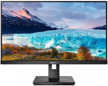 Монитор 23,8" Philips 243S1 1920x1080 75Гц  IPS W-LED 16:9 4ms HDMI DP 1*USB-C  4*USB3.2 RJ45 50M:1 1000:1 178/178 250cd HAS Pivot Tilt Swivel Speakers Black