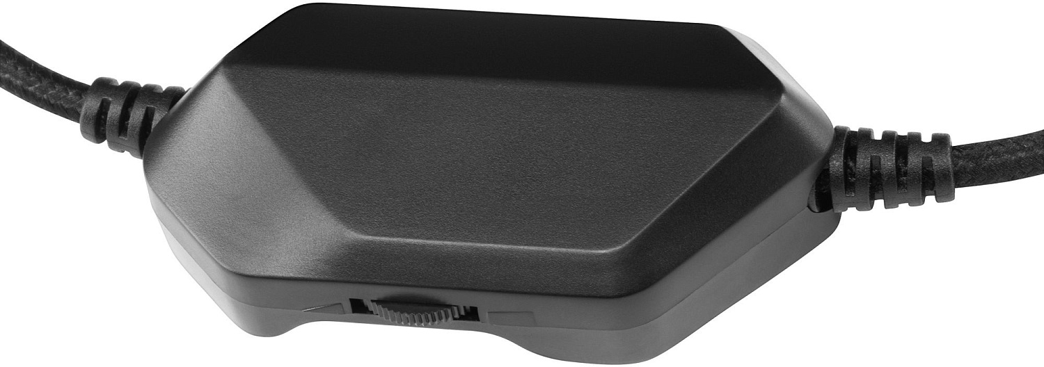 Наушники с микрофоном Оклик HS-L610G SAMURAI черный/красный 2.2м мониторные USB оголовье (1460161)