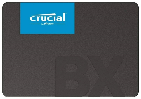 Твердотельный накопитель Crucial SSD Disk BX500 500GB SATA 2.5” 7mm (with 9.5mm adapter) SSD, 1 year (незначительное повреждение коробки)