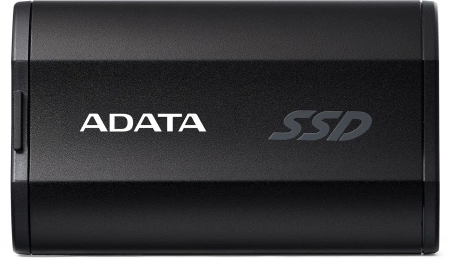 Накопитель SSD A-Data USB-C 500GB SD810-500G-CBK SD810 1.8" черный