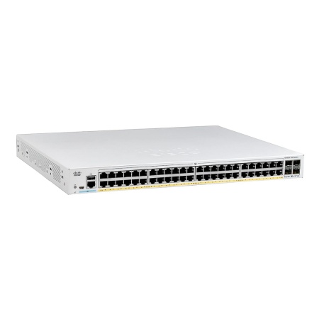 Catalyst 1000 48x 10/100/1000 Ethernet RJ-45 ports, 4x 10Gb SFP+ uplinks, C1000-48T-4X-L