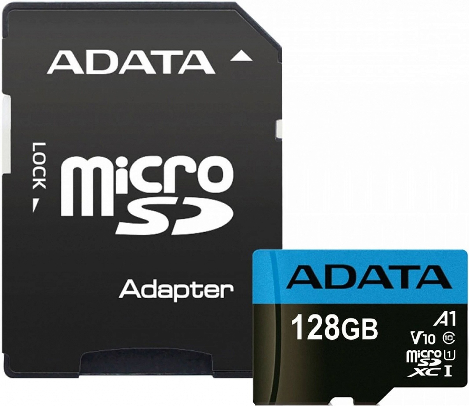 Флеш карта microSDXC A-Data 128GB AUSDX128GUICL10A1-RA1 Premier Pro + adapter