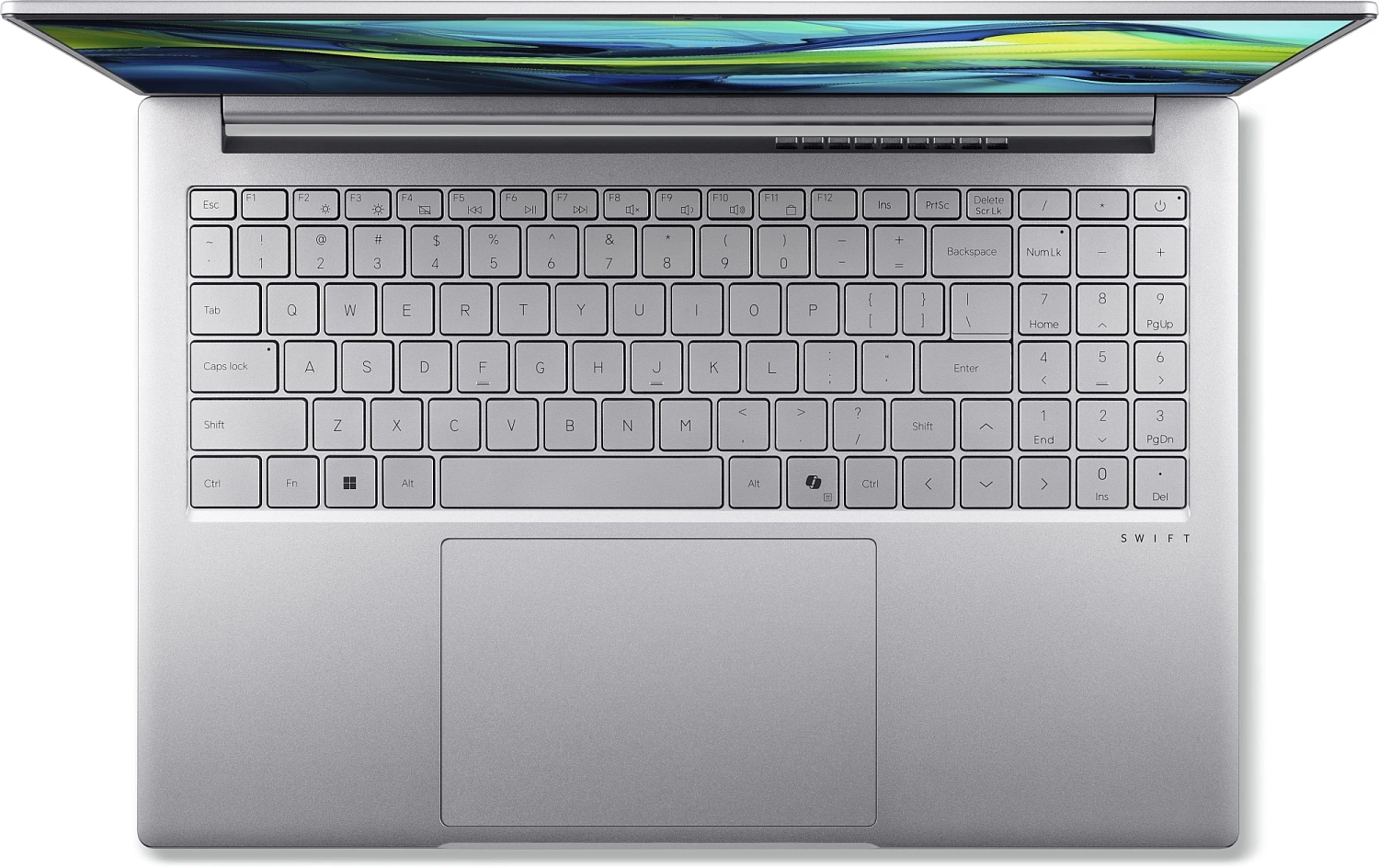 Ноутбук Acer Swift Lite 16 SFL16-51M-785G Intel Core Ultra 7 155U/16Gb/SSD1Tb/16"/IPS/WUXGA/1920x1200/60Hz/NoOS/Silver (NX.D3VCD.002)