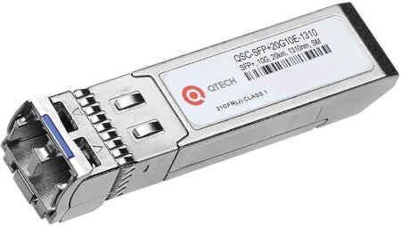 Модуль Qtech SFP+ модуль, 20км, 10Гбит/c, Tx=1310нм, LC, DFB, SM, DDM