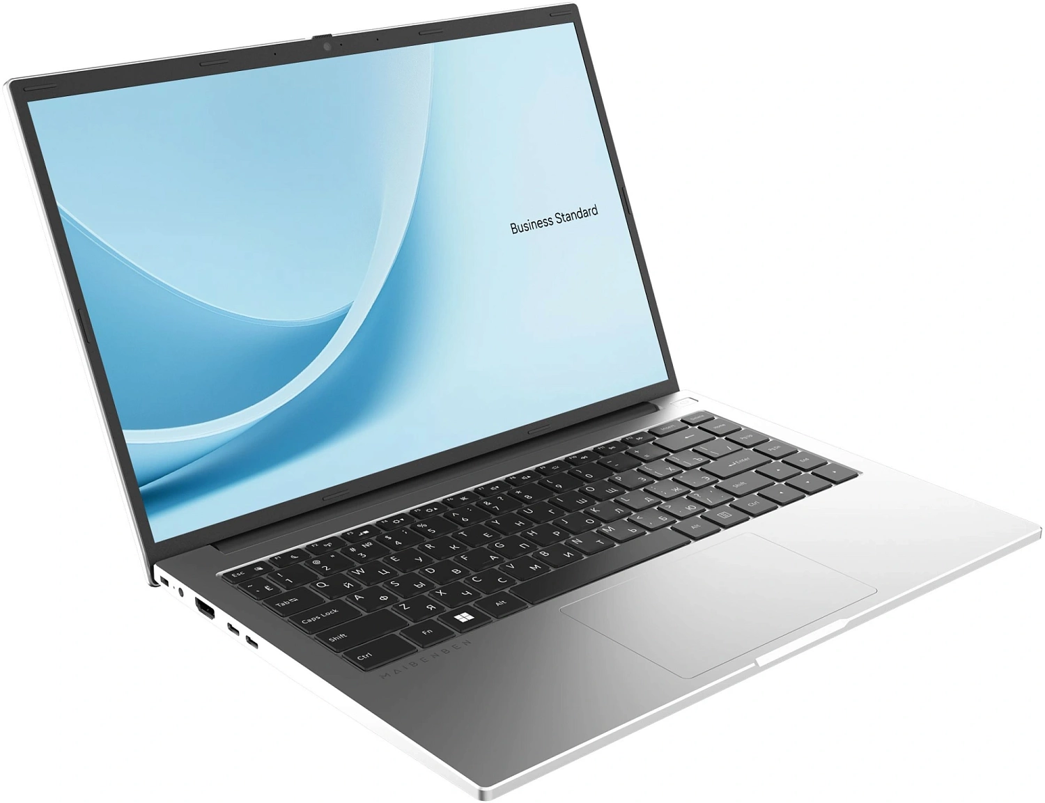 Ноутбук Maibenben B114B-R566UM Ryzen 5 6600H 16Gb SSD512Gb AMD Radeon 14.5" IPS 3K (3072x1920) Windows 11 Pro silver WiFi BT Cam (B114B-R566UMFQSPSRE1)