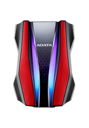 2.5" 1TB ADATA HD770G (AHD770G-1TU32G1-CRD) USB 3.2 Gen 1, RGB, Military-grade shock-resistance, Protect Water and Dust IP68, Gaming Stockpile, Red, RTL {20} (772233)
