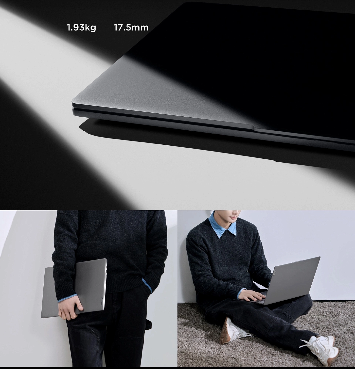 Ноутбук Lenovo Xiaoxin Pro16 IAH7 Core i7 12700H 16Gb SSD1Tb Intel Iris Xe graphics 16" IPS 2.5K (2560x1600) Windows 11 trial (для ознакомления) Home grey WiFi BT Cam