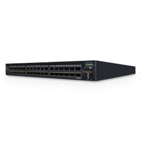 MSB7890-ES2F Коммутатор Switch-IB(TM) 2 based EDR InfiniBand 1U Switch, 36 QSFP28 ports, 2 Power Supplies (AC), x86 dual core, standard depth, P2C airflow, Rail Kit