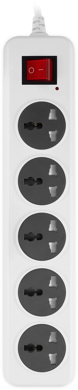 Сетевой фильтр Buro 500UNH-5-WG 5м (5 розеток) белый/серый (коробка) Сетевой фильтр Buro 500UNH-5-WG 5м (5 розеток) белый/серый (коробка)