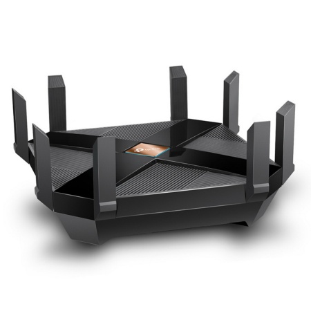 TP-Link Archer AX6000, Двухдиапазонный Wi Fi 6 роутер, до 1148 Мбит/с на 2,4 ГГц + до 4804 Мбит/с на 5 ГГц, 8 антенн, 1 порт WAN 2,5 Гбит/с + 8 гиг. портов LAN, порт USB-C 3.0 + порт USB-A 3.0