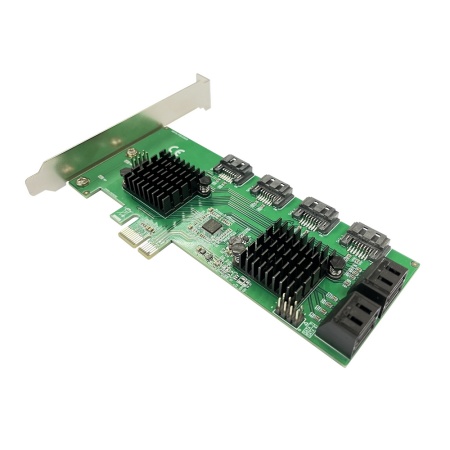 FG-EST26A-1-3L01 PCI-E SATA 6G 8 port CARD, Asmedia ASM1182E+2*ASM1064, RTL {100}