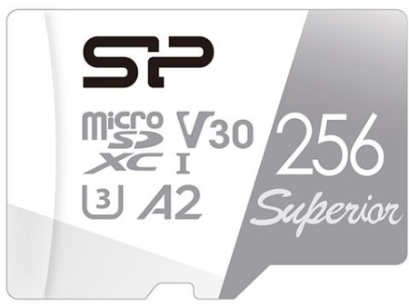 Флеш карта microSDXC Silicon Power 256GB SP256GBSTXDA2V20 Superior V30 A2 w/o adapter