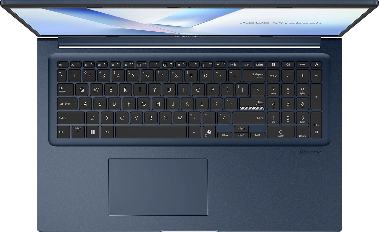 Ноутбук Asus Vivobook 17 X1704MA-AU010 Core 5 320 16Gb SSD512Gb Intel Graphics 17.3" IPS FHD (1920x1080) без ОС blue WiFi BT Cam (90NB17V2-M000Y0)
