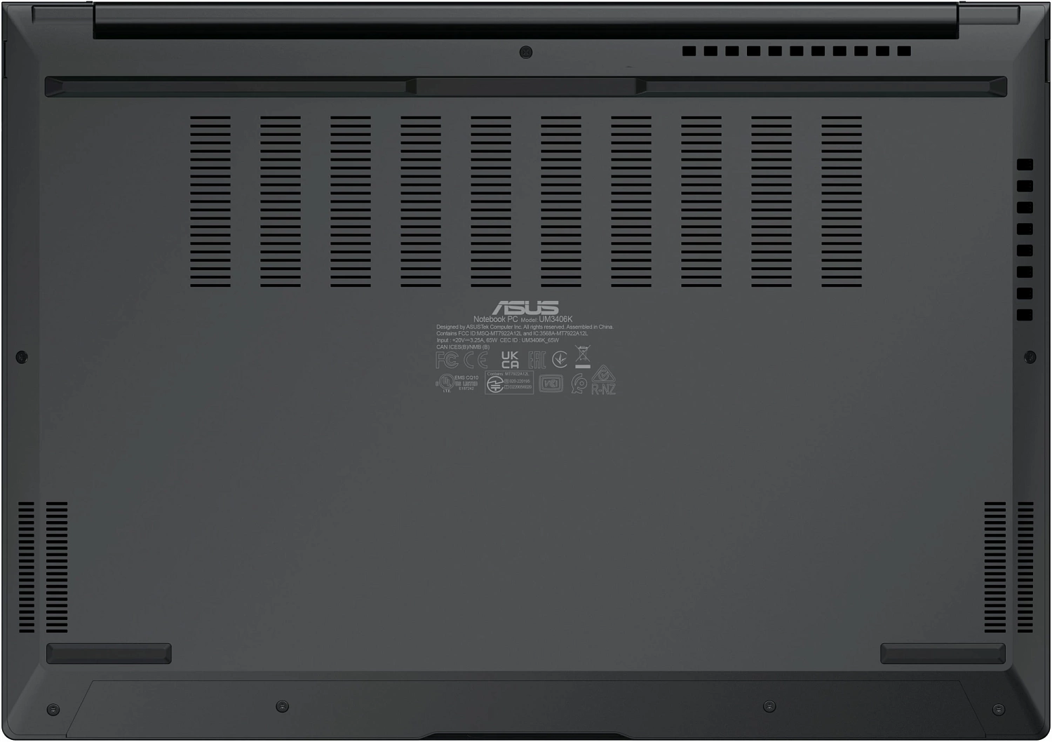 Ноутбук Asus Zenbook 14 UM3406KA-QD180 Ryzen AI 5 340 16Gb SSD1Tb AMD Radeon 14" WUXGA (1920x1200) без ОС black WiFi BT Cam Bag (90NB14U1-M00AK0)