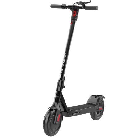 Электросамокат HIPER Voyager MX4 Black, приложение HIPER IoT, колеса 10” шины надувные шины, 350 Вт мотор, батарея 10,4Ач(36В,375Втч), до 25кмч, черный