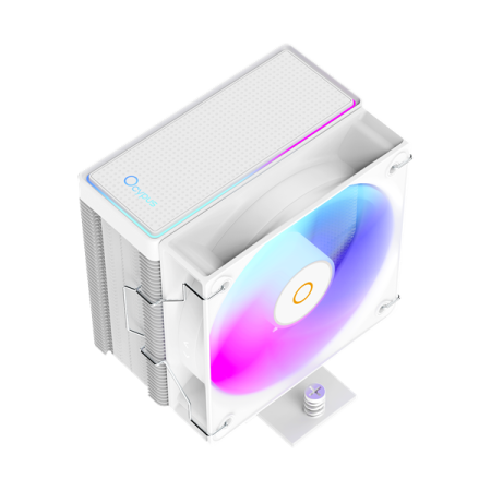 Кулер для процессора Ocypus Gamma A40 WH ARGB, 100mm ARGB FAN, Top ARGB Panel, 4 HEAT PIPES, 4-PIN PWM, 600-2400 RPM, 29DBA, HYDRO BEARING, LGA115X/1200/1700/18XX, AM4/AM5