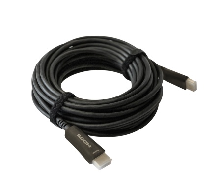 Кабель аудио-видео Digma HDMI 2.0 AOC HDMI (m)/HDMI (m) 30м. позолоч.конт. черный (BHP AOC 2.0-30)