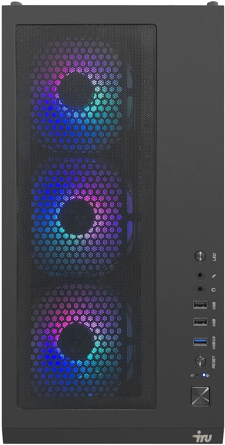 ПК IRU Game 510B7GP MT i5 13400F (2.5) 32Gb SSD1Tb RTX4070 12Gb Free DOS GbitEth 800W черный (2008963)