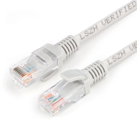 Патч-корд Premier PP31-1.5M-LSZH 1Гбит/с UTP 4 пары cat.5E CCA molded 1.5м серый RJ-45 (m)-RJ-45 (m)